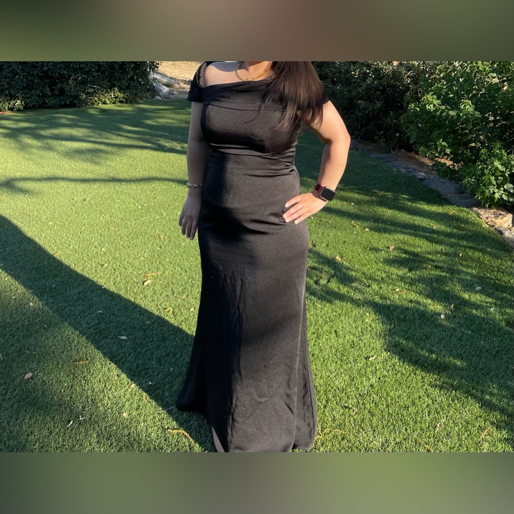 La Femme Off the Shoulder Gown